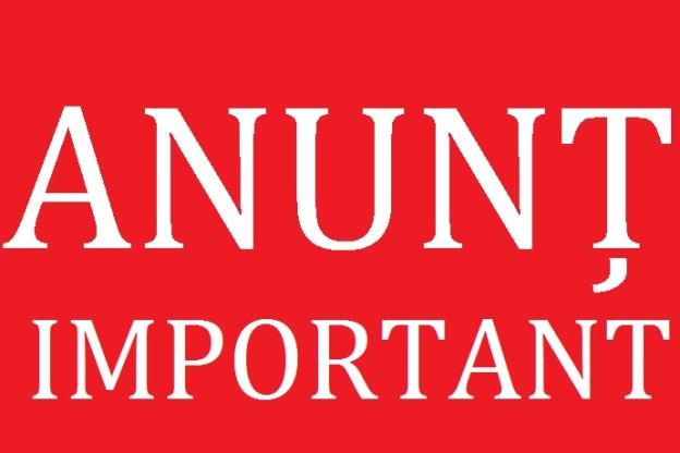 ANUNȚ! În atenția persoanelor care au depus dosare pentru eliberarea certificatelor de conformitate/ recomandări la Ministerul Sănătății, până la data de 15.12.2015